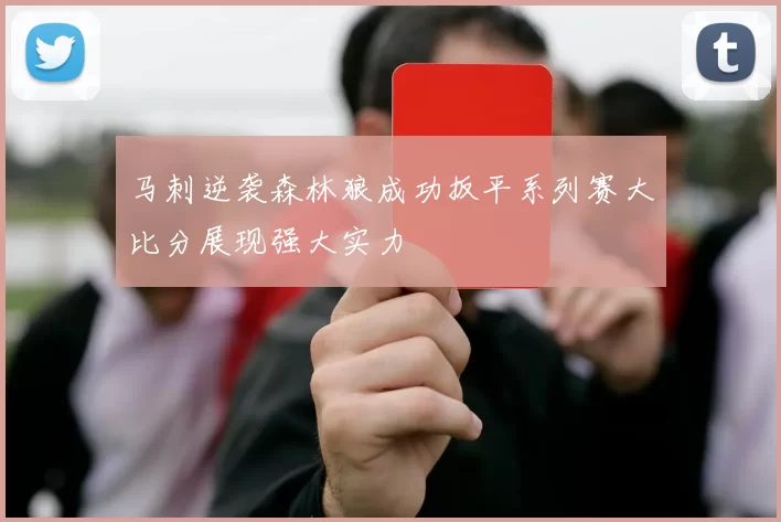 马刺逆袭森林狼成功扳平系列赛大比分展现强大实力